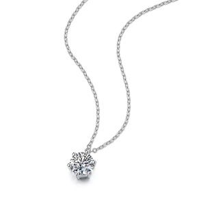 1 Carat Real Moissanite Pendant Necklace